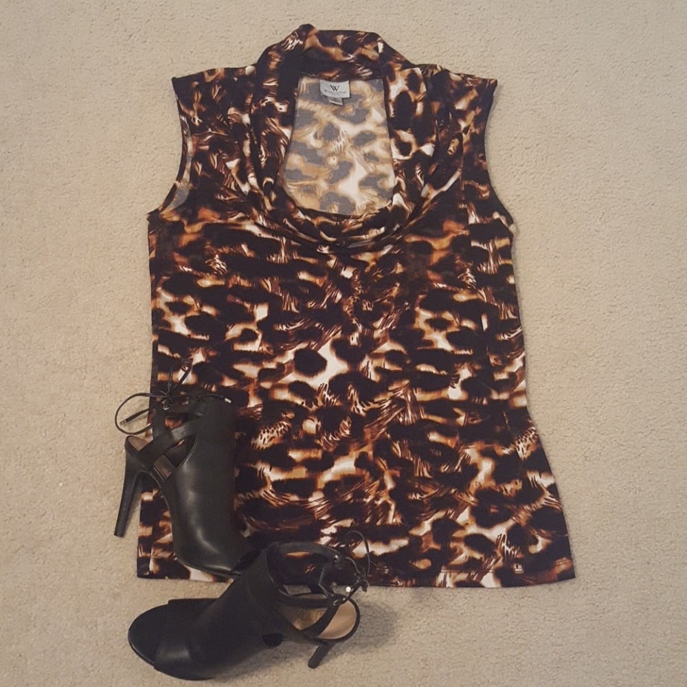 Animal Print Women's Top (**Worthington**)